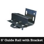6' guide rail with bracket