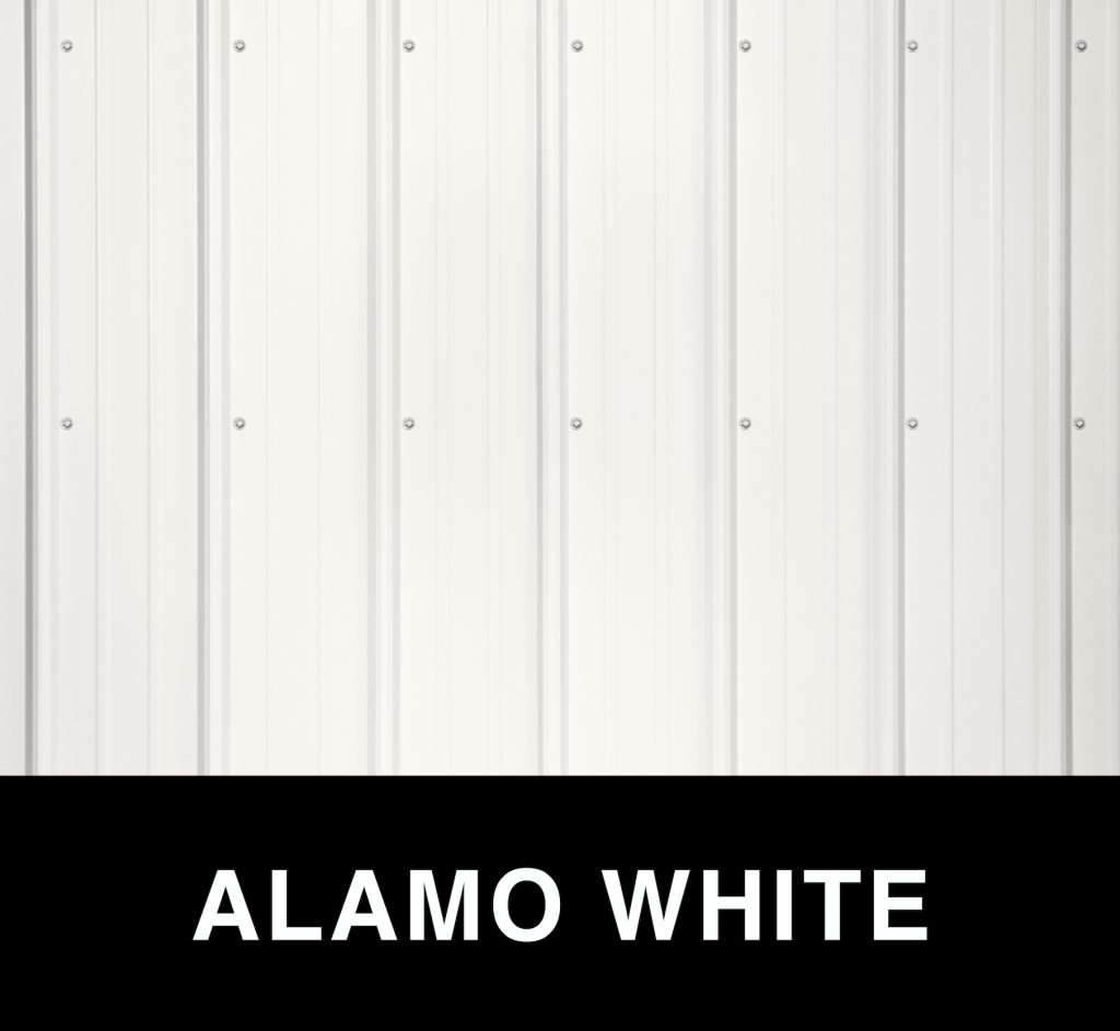 alamo white metal color