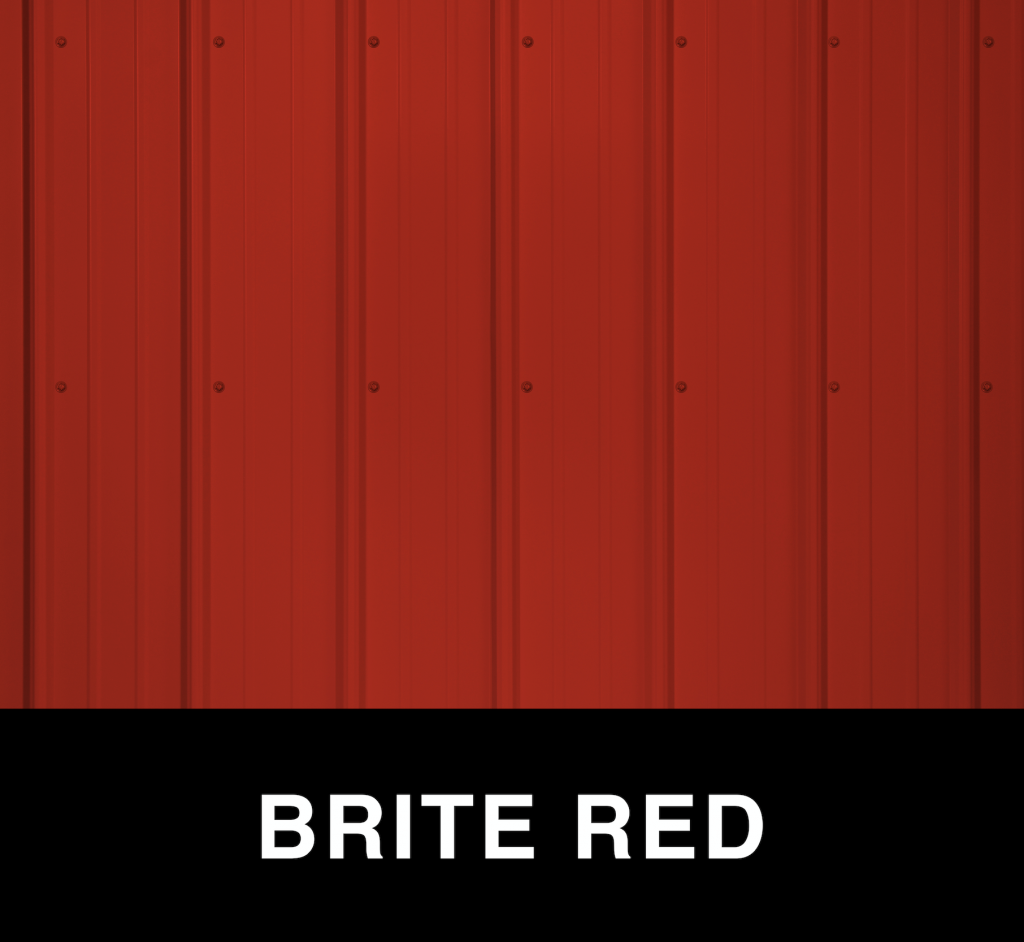 brite red metal color