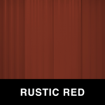 rustic red metal color