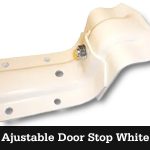 adjustable door stop white