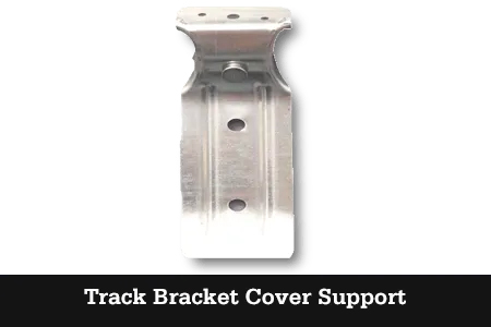 track bracket cover support