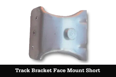 track bracket face mount short