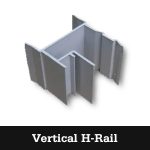 vertical h-rail