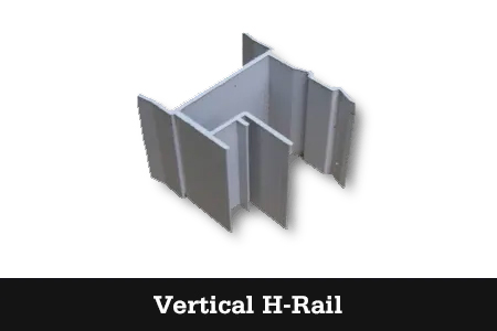 vertical h-rail