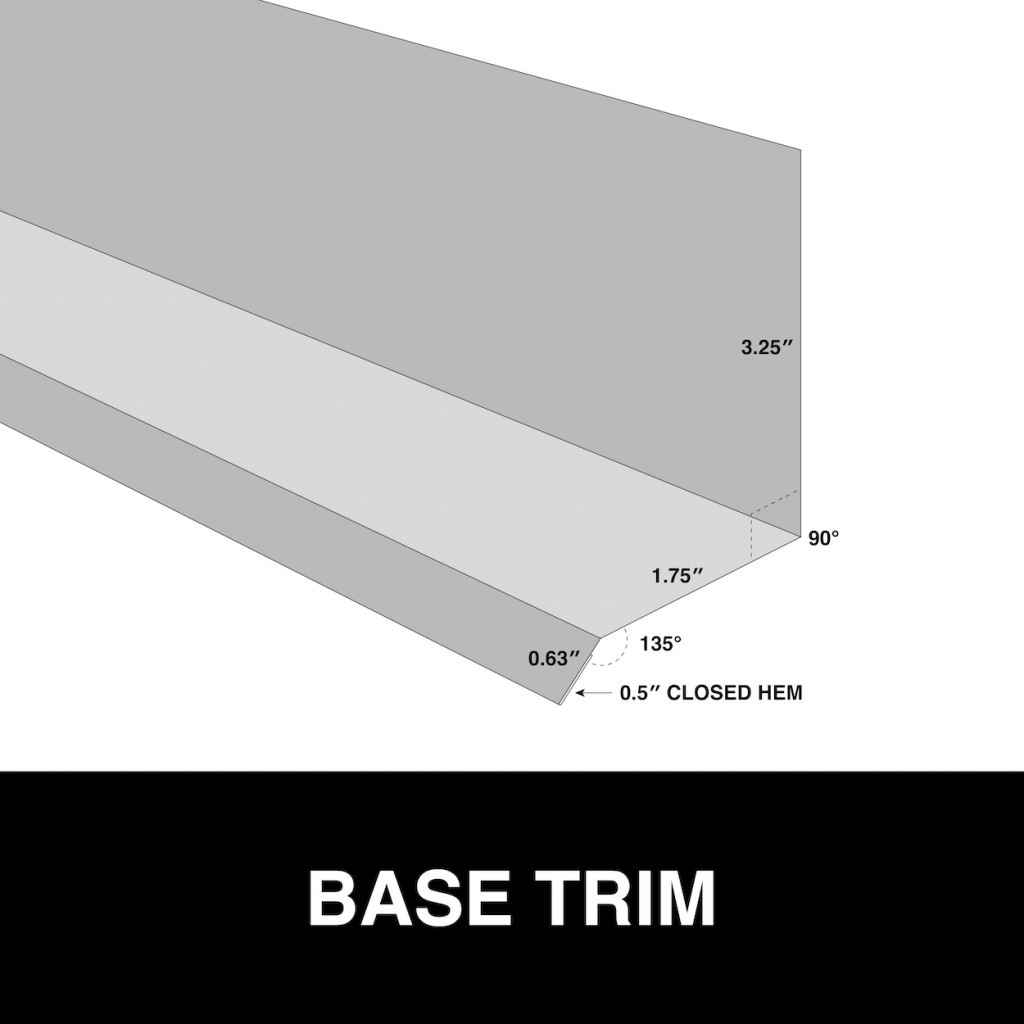 base metal trim
