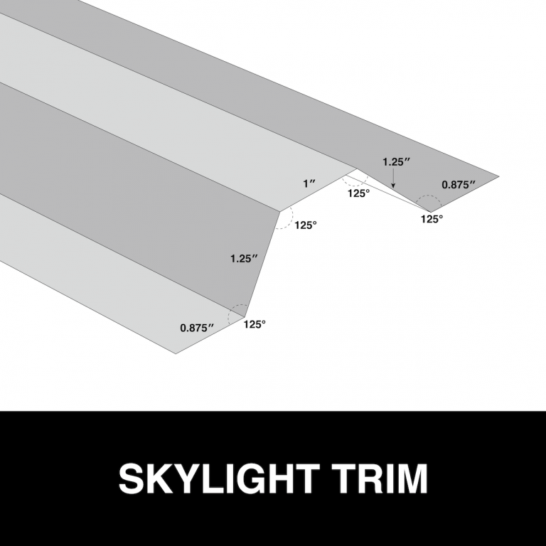 skylight trim metal trim