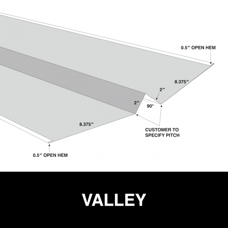 valley metal trim