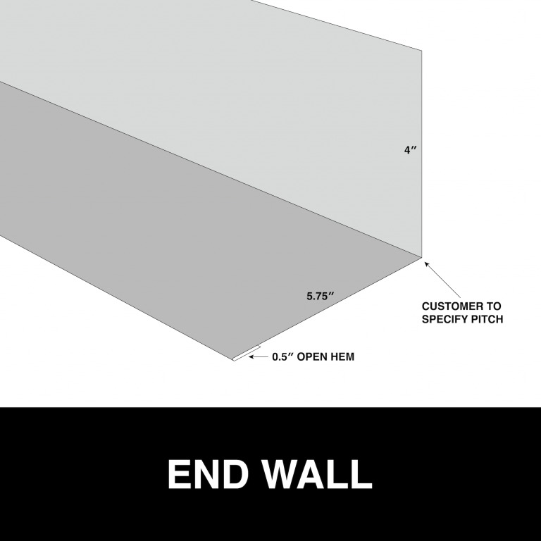end wall metal trim