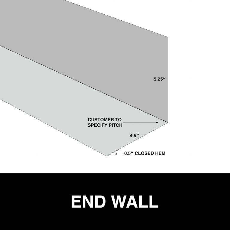 end wall metal trim
