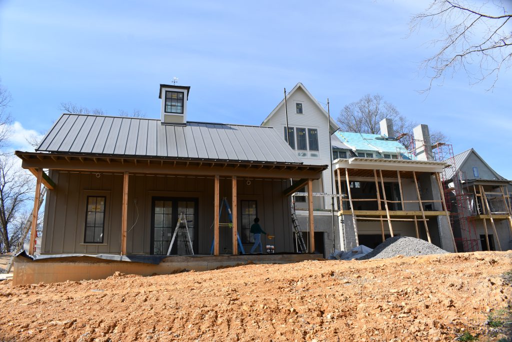 Metal roofing installation